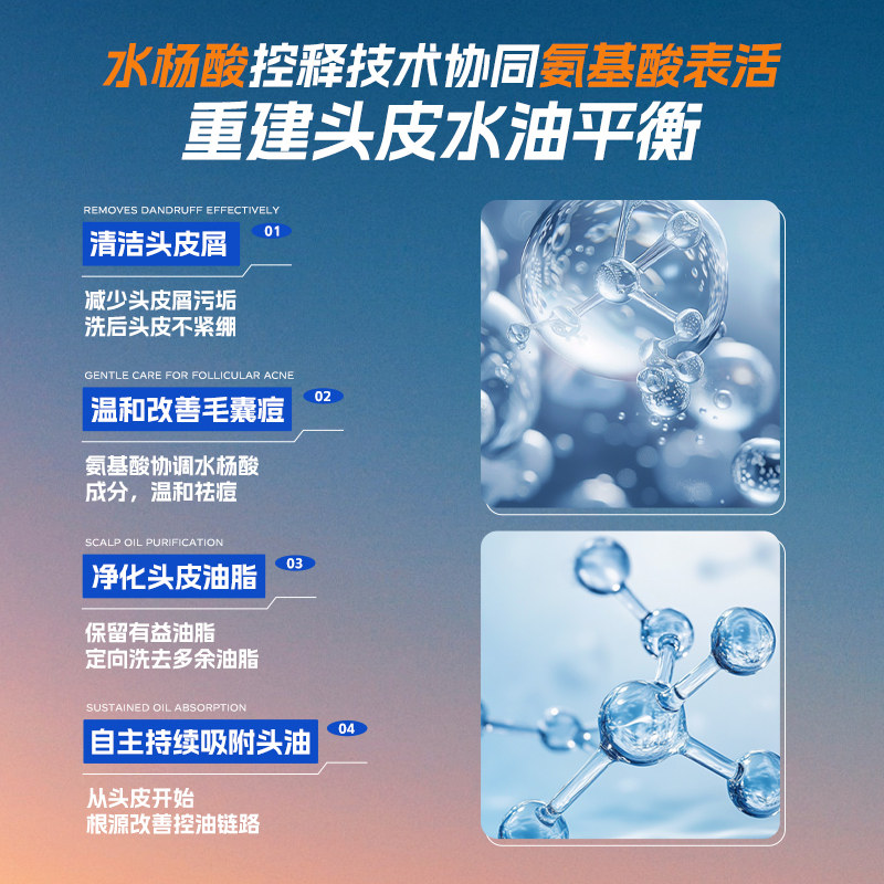 和风雨男士洗发水套装控油去屑止痒控油专用持久留香洗头膏沐浴露