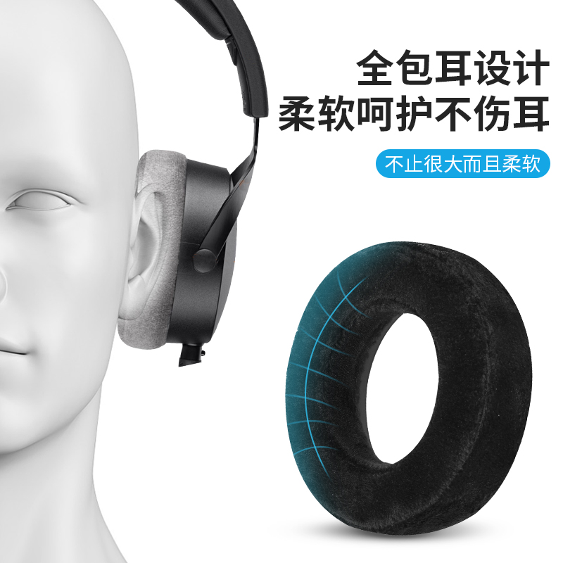 适用Beyerdynamic/拜雅DT700 ProX耳罩DT900 ProX拜亚耳机套皮套海绵套耳机头梁保护套横梁套替换头梁套配件 - 图0