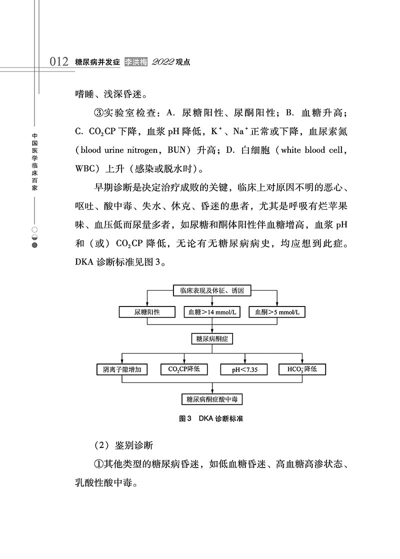 糖尿病李洪梅2022观点中国临床百家 文琳图书音像内科学