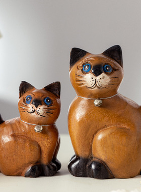 猫咪造型装饰摆件客厅家居工艺品
