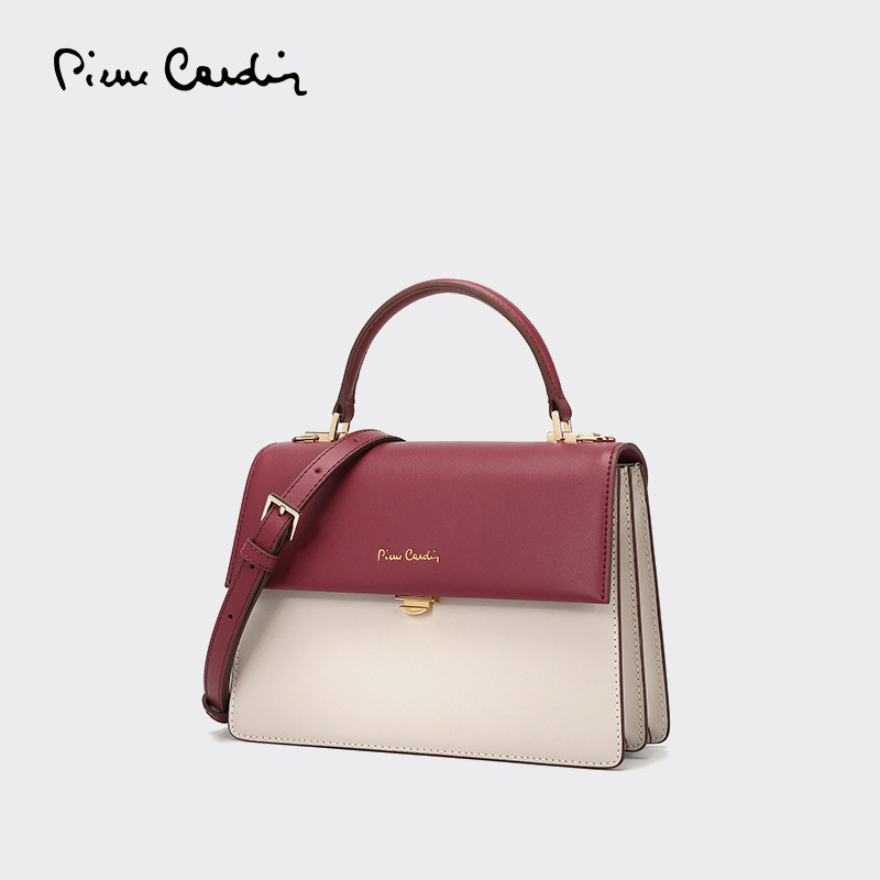 皮尔卡丹2022新款轻奢手提单肩包 皮尔卡丹女包女士包袋