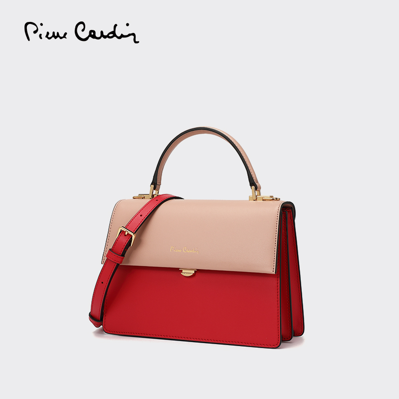 皮尔卡丹2022新款轻奢手提单肩包 皮尔卡丹女包女士包袋