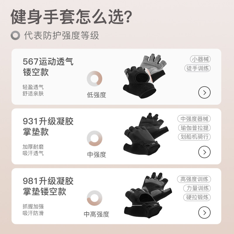 李宁健身手套男骑行运动引体向上单杠半指防滑起茧专用器械训练女,淘宝优惠券,粉丝福利购,淘宝优惠卷