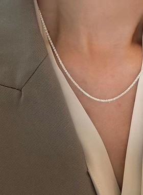 波光粼粼小众轻奢配饰锁骨链