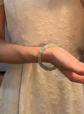 中式手链玉竹节青竹手饰