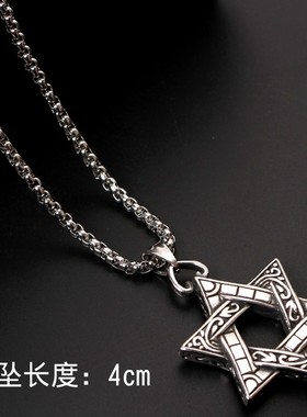 潮男街舞学生霸气衣服装饰项链