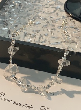 轻奢小众碎银子手链女小众设计感