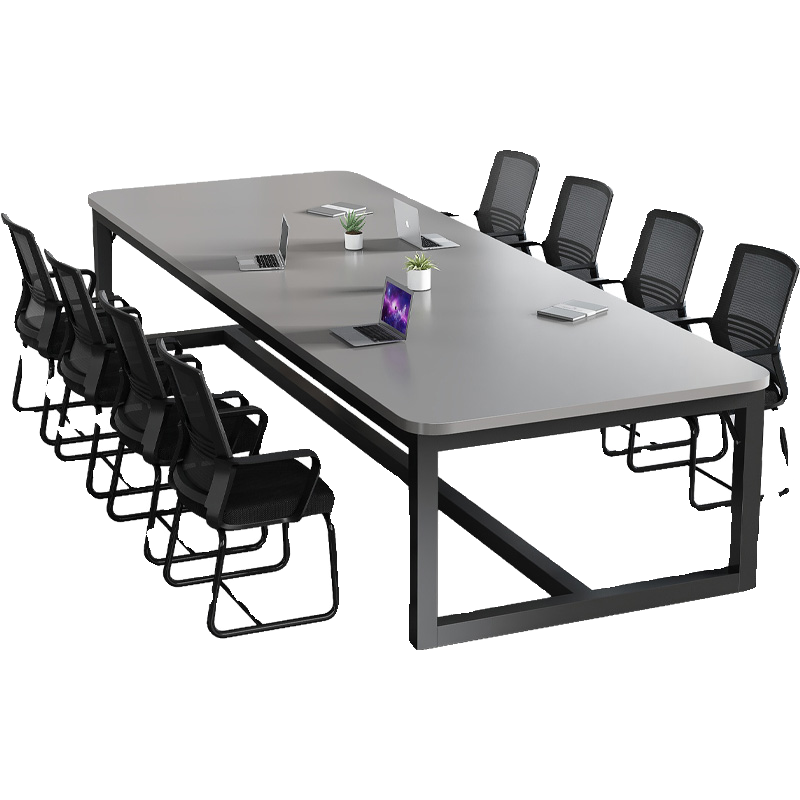 简约会议桌长桌大型会议室办公桌椅组合简易长方形桌子定制工作台
