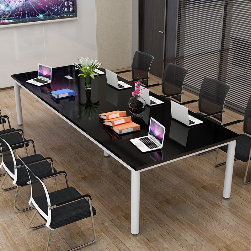 简约现代会议桌长桌简易工作台长条桌办公室培训桌洽谈桌办公桌子