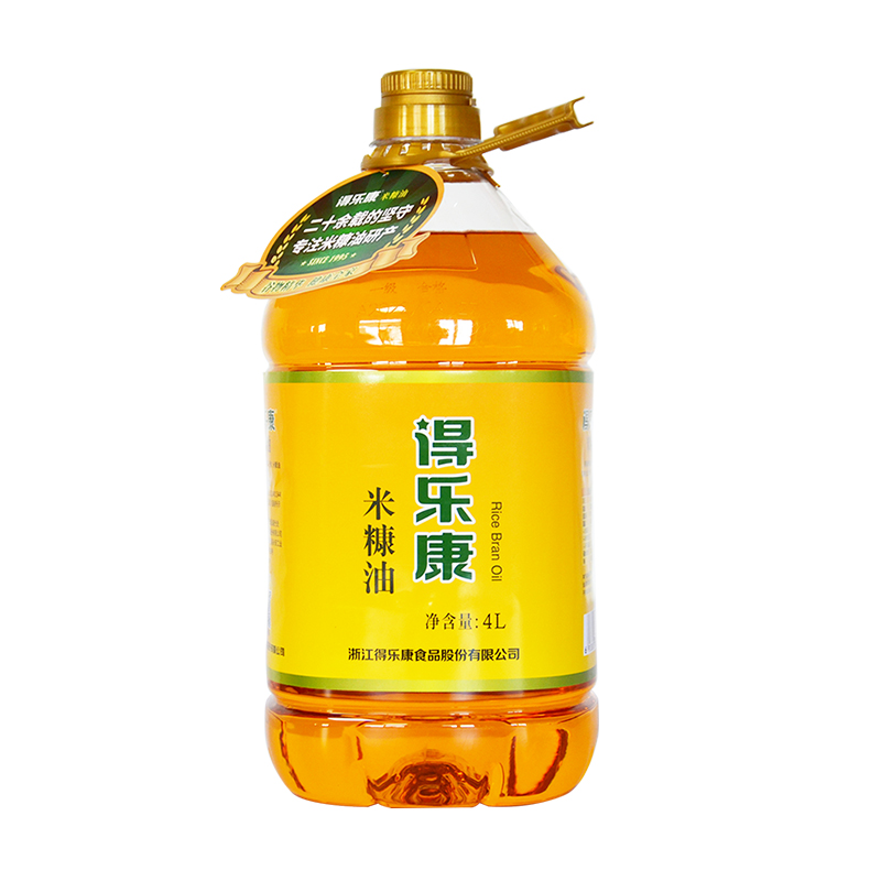 规格随机发/实收4.5L升得乐康米糠油食用油稻米油烹饪炒菜大桶-图3