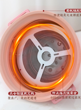 艾灸盒随身灸家用宫寒妇科胸腹背部熏蒸仪新型温炙无烟罐艾灸器具