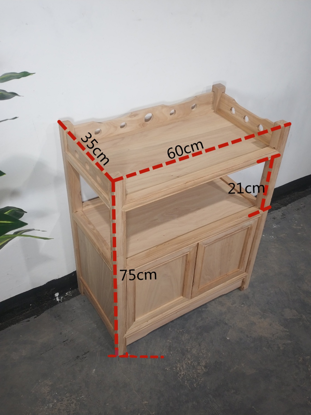 移动茶台家用小茶车榆木实木茶桌新中式茶几茶水柜阳台原木包邮简 - 图0