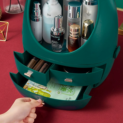 TikTok, коробка для хранения, настольное зеркало, туалетный столик, популярно в интернете