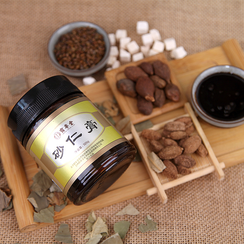 鹤年堂砂仁膏黄精雪梨玫瑰膏男女滋补营养品老人健康茶325g