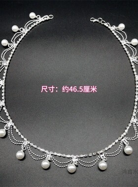 时尚百搭珍珠吊坠项链