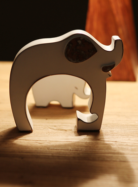 大象摆件酒柜电视柜高级感装饰品