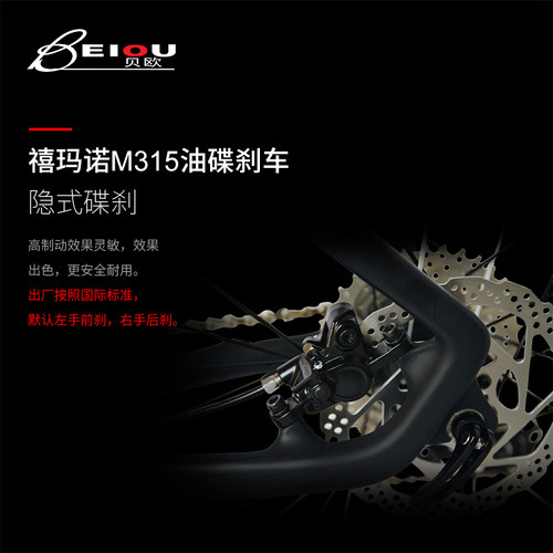 贝欧轻速碳纤维山地车自行车30速26寸双碟油刹男女式zxc单车轻 - 图1