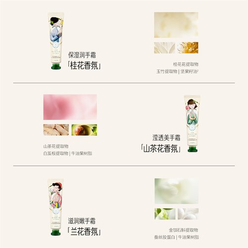三生花护手霜滋润保湿补水清爽不油腻护手霜礼盒装官方 - 图3