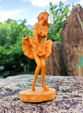 手工摆件玛丽莲梦露美女手工艺品