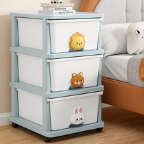 Childrens toy containing shelf shelve room Living Room Nursery School Classified Finishing Box Ploy Bookcase Disposal Cabinet