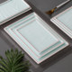 Metamine tableware imitation porcelain tableware rectangular plate commercial use