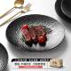 Five millimeter disc melamine mass round plate