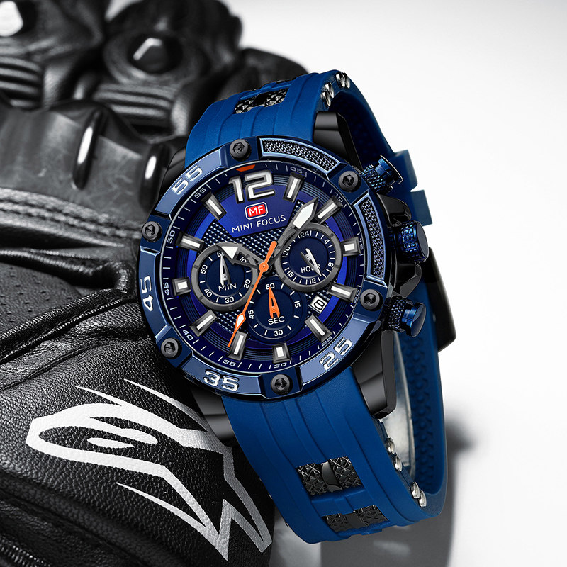 宝格拉BAOGELA运动手表休闲男表防水石英多功能学生大表盘男手表