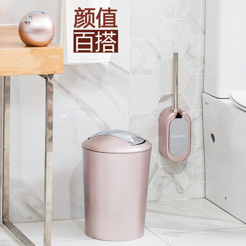 马桶刷壁挂式厕所刷神器轻奢风家用无死角卫生间自清洁刷子免打孔 - 图0