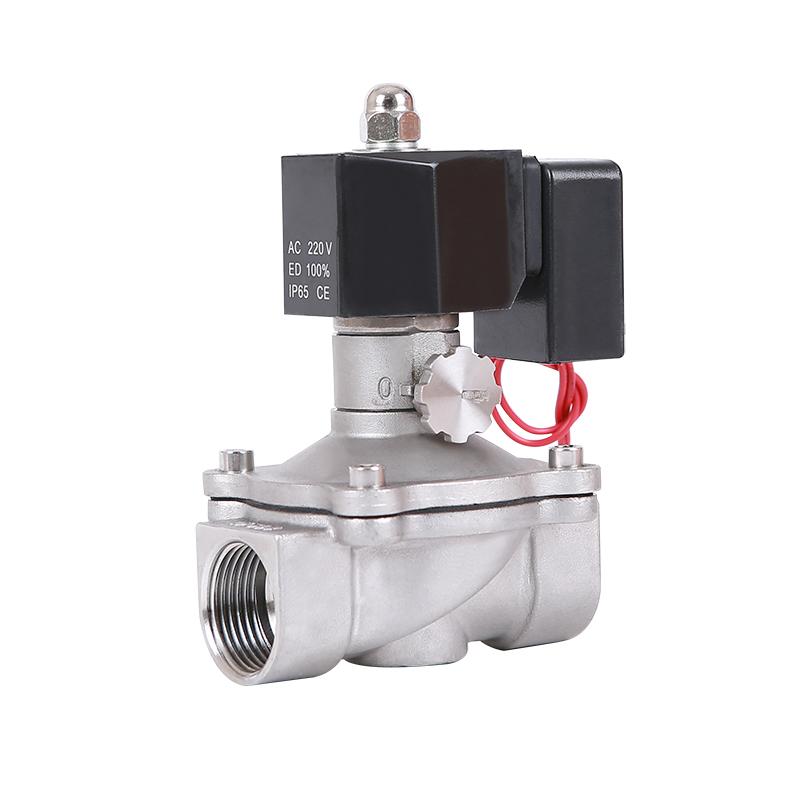 304不锈钢电磁阀带手动应急开户外防雾防潮水阀电子控制阀规格齐 - 图2