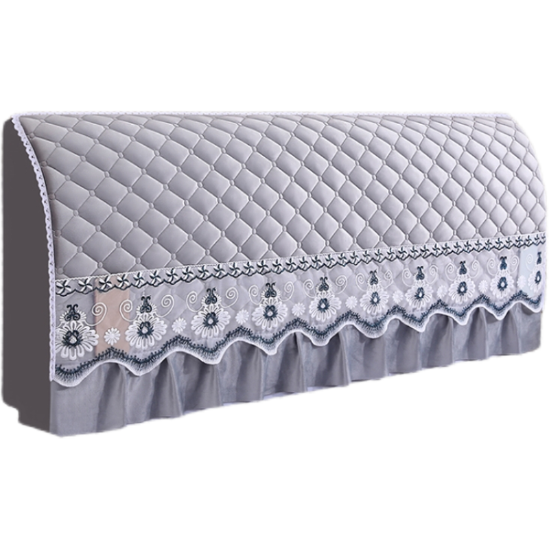 软包夹棉加厚床头罩ins风全包万能通用防尘罩2024新款木床靠背套,淘宝优惠券,粉丝福利购,淘宝优惠卷