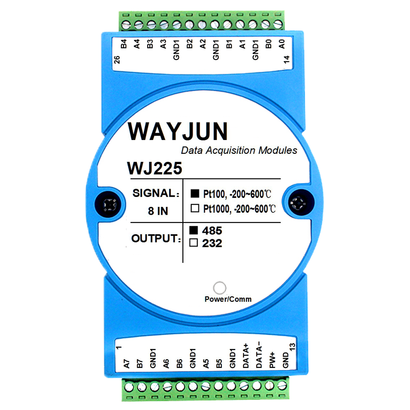 WJ325维君瑞Pt100/Pt1000转WiFi网络Modbus TCP和MQTT 485/232RTU - 图2