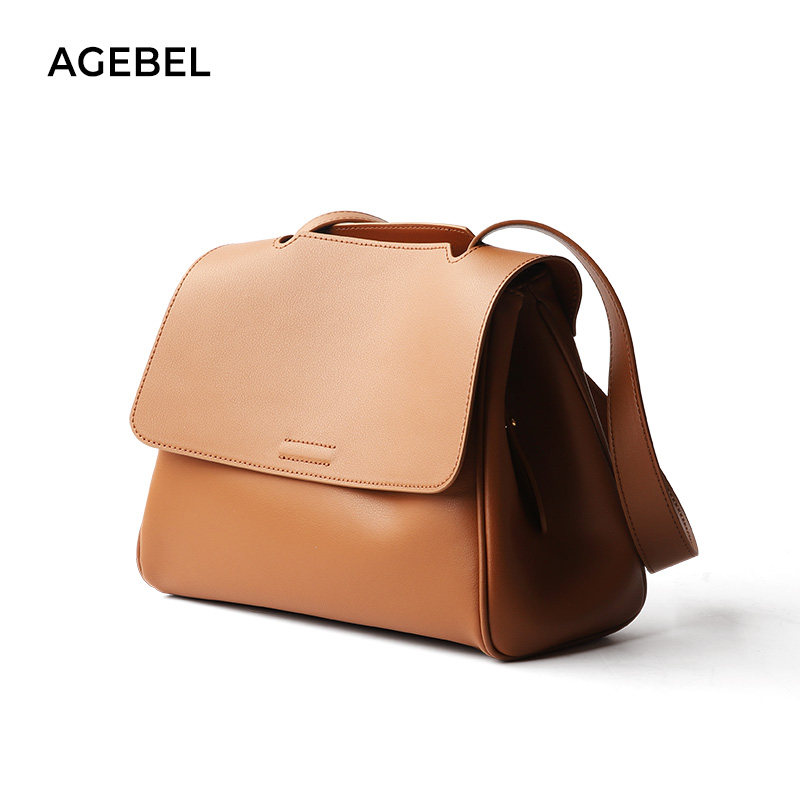 小众真皮2021女包 艾吉贝女士包袋