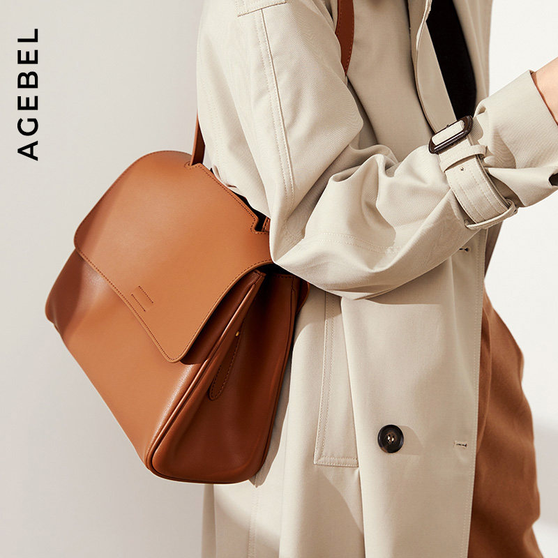 小众真皮2021女包 艾吉贝女士包袋