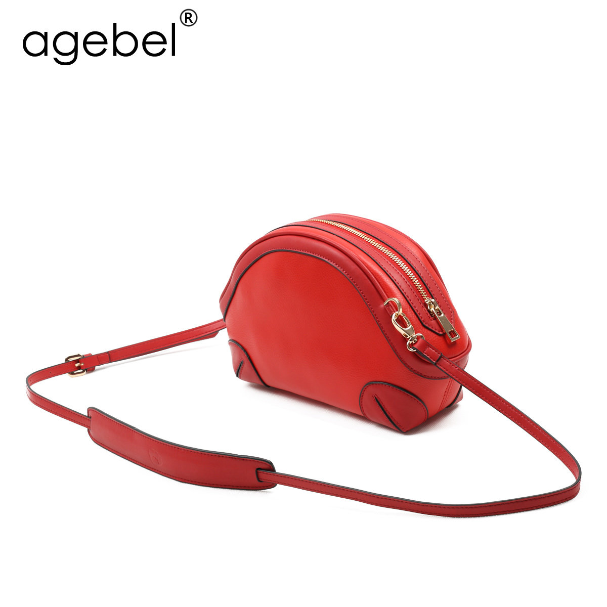 2021新款潮韩版时尚女牛皮 艾吉贝女士包袋