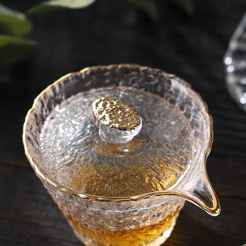 泡茶盖碗的盖子 单独盖子玻璃盖 茶具单盖子三才盖碗茶碗茶杯单盖 - 图0