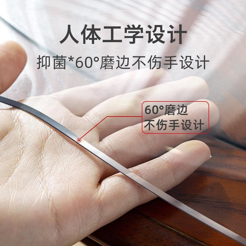 圆形桌透明桌垫防烫抑菌pvc桌布防水防油免洗圆桌布茶几布