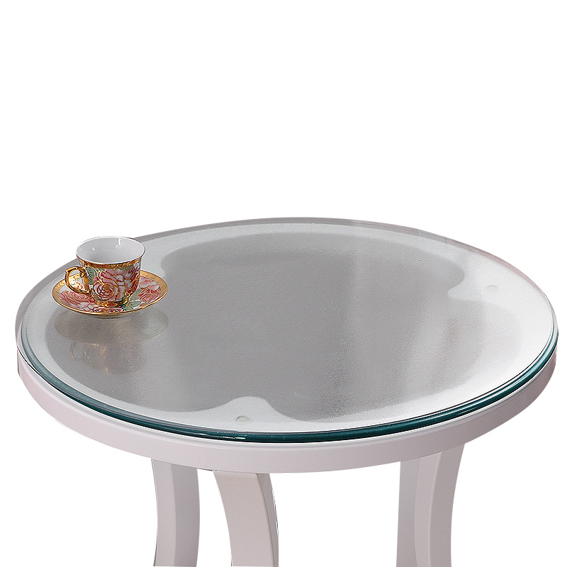 圆形软玻璃圆桌桌布透明桌垫防水防油防烫免洗PVC水晶板2023新款-图0