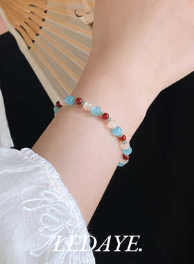 李大爷的店猫眼石新中式手串