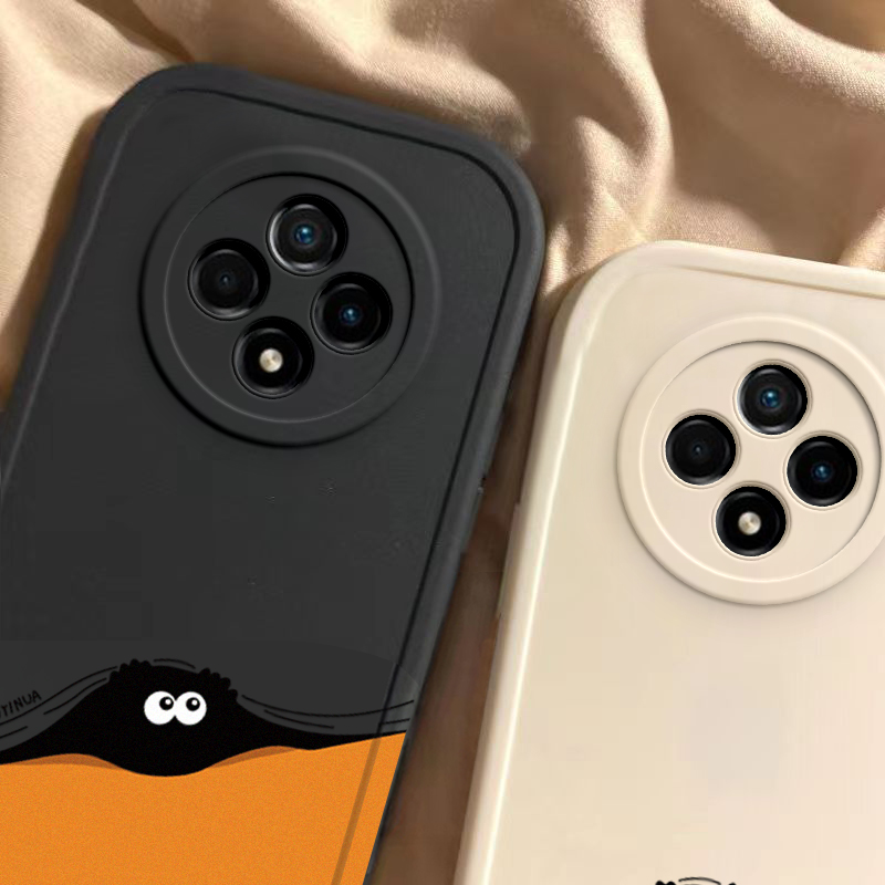 适用于oppoa3pro手机壳OPA/OPPA保护ppoa套Pr0新款Por新品卡通硅胶镜头全包躲藏小煤球opρoa/oρpoa防摔男女 - 图3