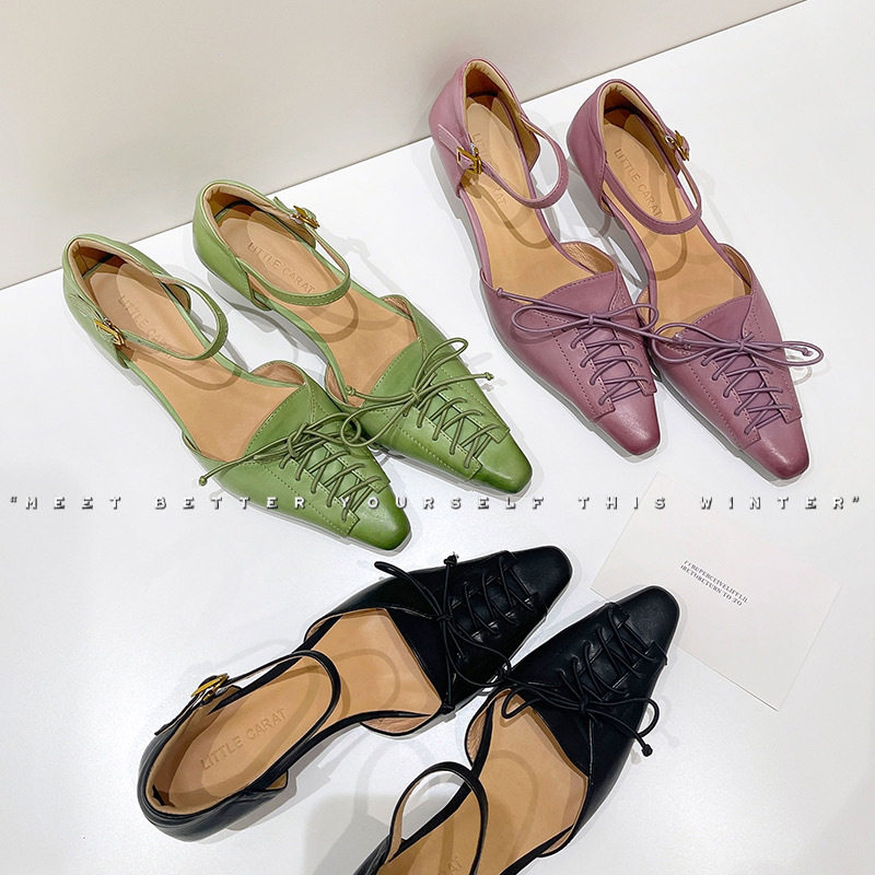 仙女风 4CM头层牛皮女轻便爆款夏季时尚配裙子中空猫跟凉鞋,淘宝优惠券,粉丝福利购,淘宝优惠卷