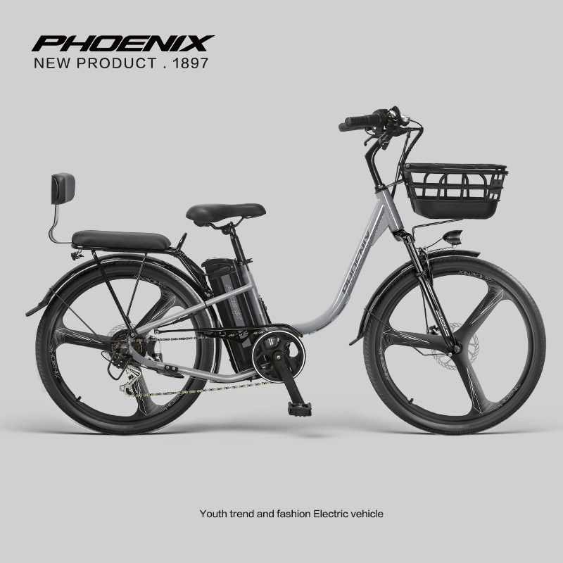 凤凰电助力自行车锂电池可提电动自行车男女士成人电瓶车电单车,淘宝优惠券,粉丝福利购,淘宝优惠卷