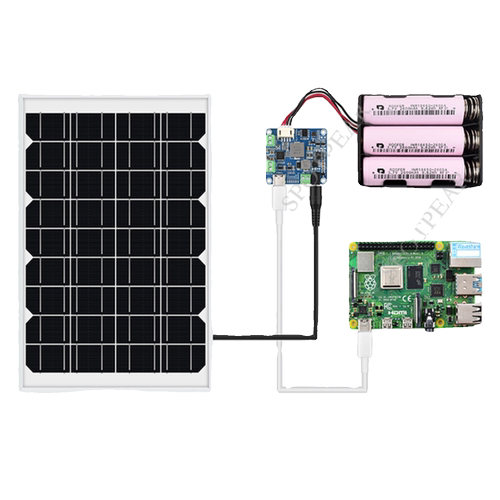 MPPT太阳能充电电源管理模块D型可充锂电池带5V3A输出 - 图3