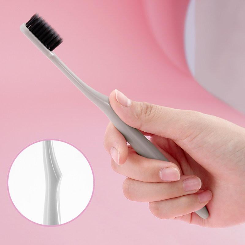 健牌软毛成人日韩马卡龙竹炭牙刷 健家居牙刷/口腔清洁工具