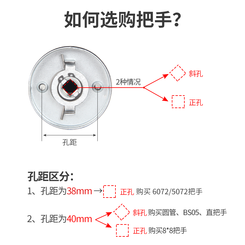 304不锈钢双弯圆管防火门把手通用型消防门拉手防火锁配件-图1