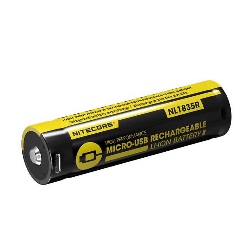 NiteCore NL1826R NL1835R 锂电池USB直充电池3500 2600 - 图1