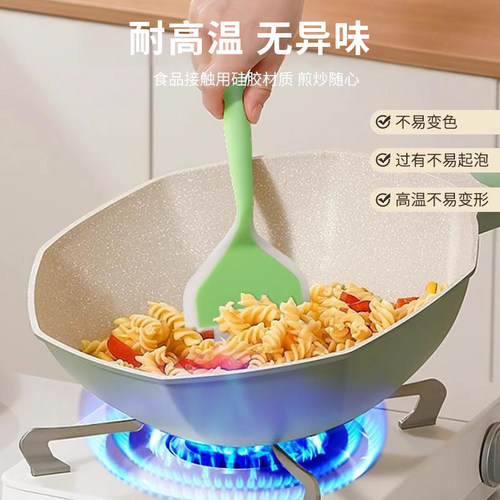 烙煎饼硅胶铲耐高温不粘锅玉子烧刮板专用铲子食品级刮刀厨房锅铲 - 图0