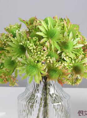 松果菊仿真花把束塑料花