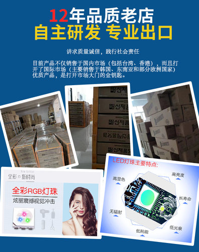 美发转灯LED 发廊转灯理发店转灯超亮专用灯挂墙节能新款户外防水 - 图0