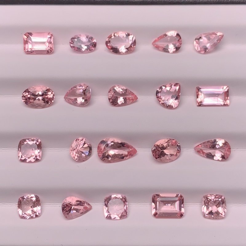 天然樱花粉摩根石裸石戒面18K金定制宝石水滴耳钉耳环戒指01,淘宝优惠券,粉丝福利购,淘宝优惠卷