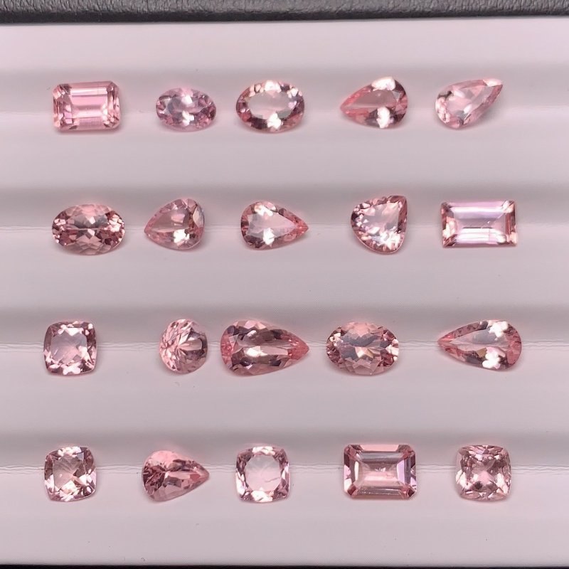 天然樱花粉摩根石裸石戒面18K金定制宝石水滴耳钉耳环戒指01,淘宝优惠券,粉丝福利购,淘宝优惠卷